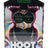 Ooze Hoot character vape in Glitch rainbow color, packaged in a window box with dual circular screens visible for voltage and puffs.