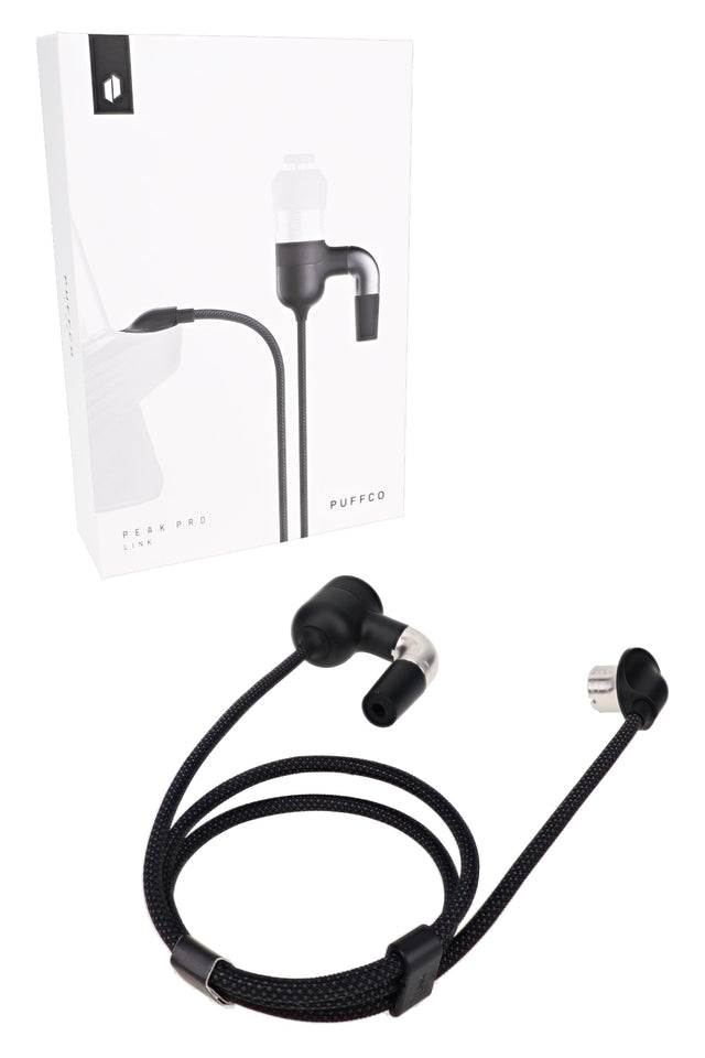 Puffco Peak Pro Link kit with retail box, cable, and connector, complete rig adapter set for Peak Pro control