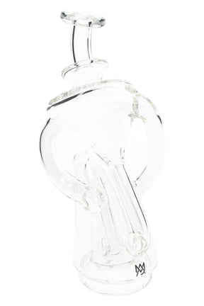 Clear MJ Arsenal Tempest glass top for Peak and Peak Pro shown as a standalone concentrate accessory