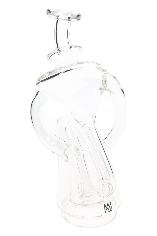 Clear MJ Arsenal Tempest glass top for Peak and Peak Pro shown as a standalone concentrate accessory