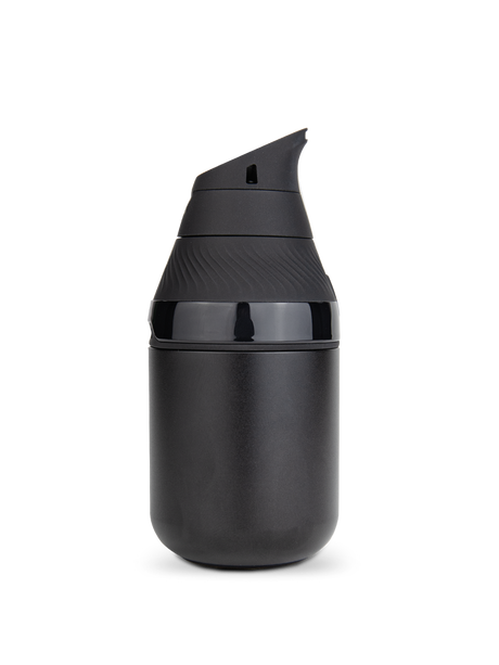 Side profile of Puffco Proxy Core Kit showing smooth black body and textured top mouthpiece section