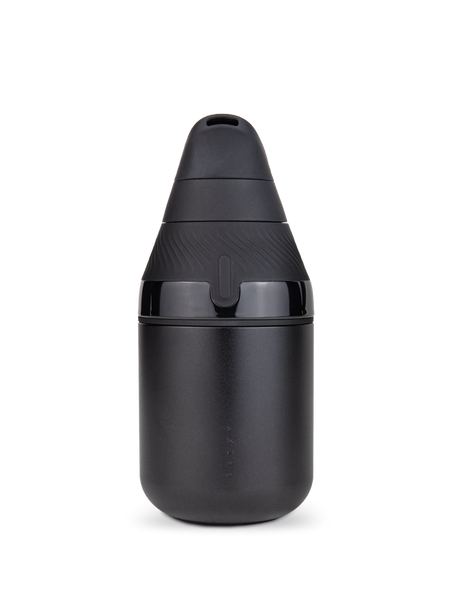 Front-facing Puffco Proxy Core Kit in Onyx with black finish and round central button detail