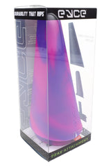 Flower Purple Eyce Peak Attachment in box, angled silicone concentrate accessory for compatible Puffco devices