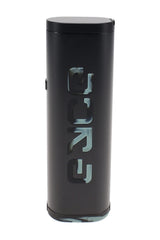Front-facing black Eyce PV1 dry herb vaporizer showing slim body and simple portable device layout