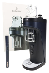 Dr. Dabber Switch² e-rig kit with black device, glass top, retail box, and Drop heated loading tool