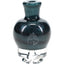 Blue Lagoon Puffco Pivot glass mouthpiece with teal body, clear base, and front logo