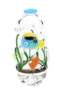 Under the Sea Puffco Pivot glass mouthpiece with ocean-inspired figurine detail