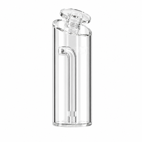 Dr. Dabber Switch GO replacement glass attachment with clear chamber, top opening and laser-cut percolator