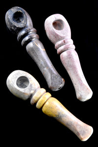 Small Carved Stone Pipe - W0275
