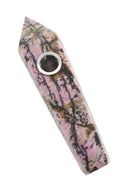 Astral Project 4″ Gemstone Jewel Pipe – Choose Your Stone
