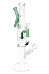 RooR Eleven Thirty 17" Straight Shooter 5mm Thick Glass on Glass Water Pipe - WP2490