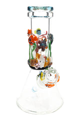 (US Made) 8.5" Under the Sea Baby Beaker Water Pipe - WP2708