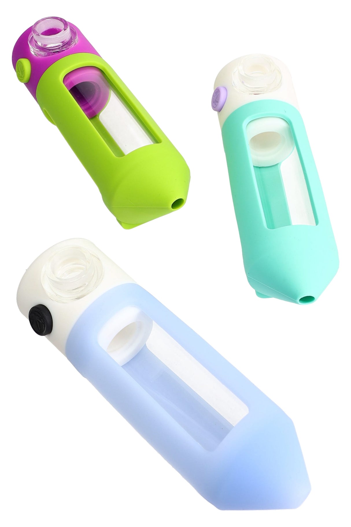 5.5" Stonerware Perc Silicone/Glass Modular Water Pipe - WP2714