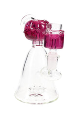 6" Small Fluid Filled Yoda GoG Beaker Water Pipe with Showerhead Perc - WP2746