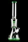 Large Glass on Glass Beaker Water Pipe with Tree Perc - WP2882