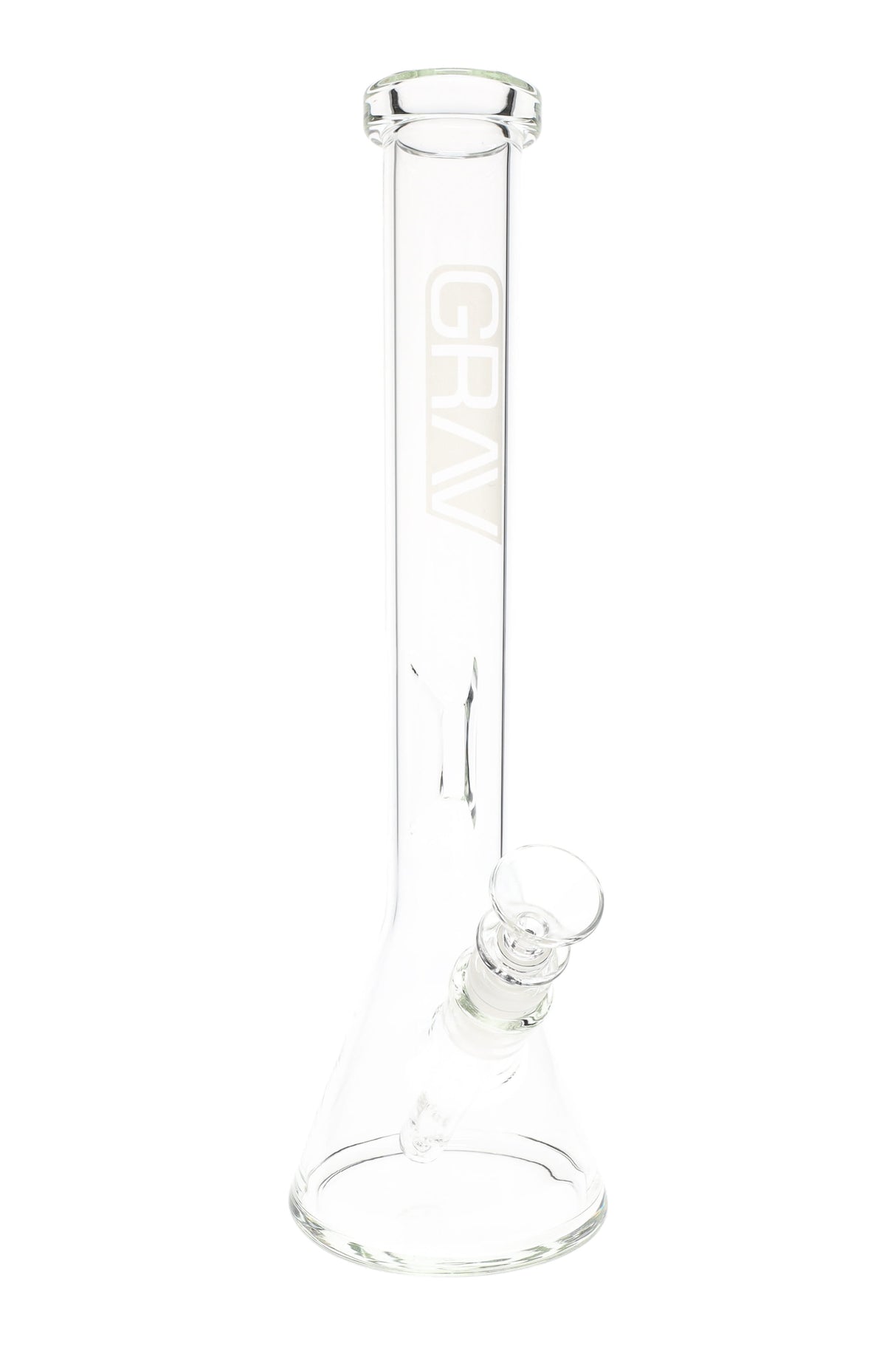 Grav Medium Clear Beaker Base Water Pipe - WP2915