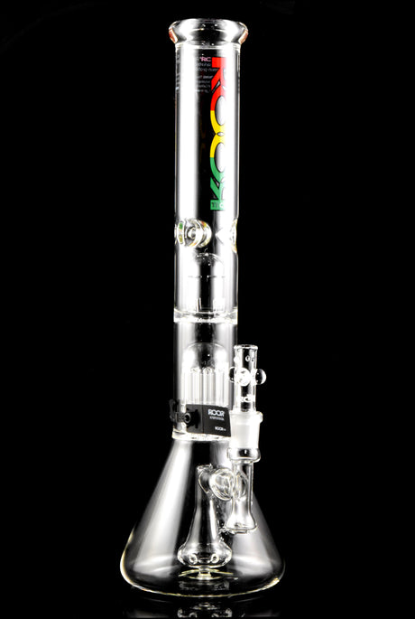 RooR Tech 18" Clear GoG Stemless Multi Perc Beaker Water Pipe - WP2941