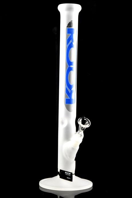 RooR 18" Frosted Glass on Glass Straight Shooter Water Pipe - WP2949