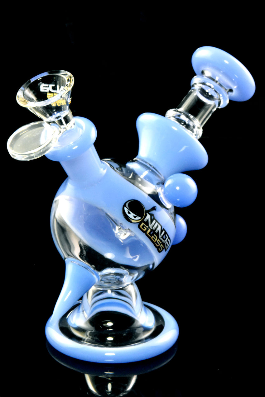 Small Colorful Glass on Glass Sphere Water Pipe - WP2968