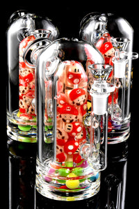 Clear GoG Stemless Mushroom Character Water Pipe - WP2969