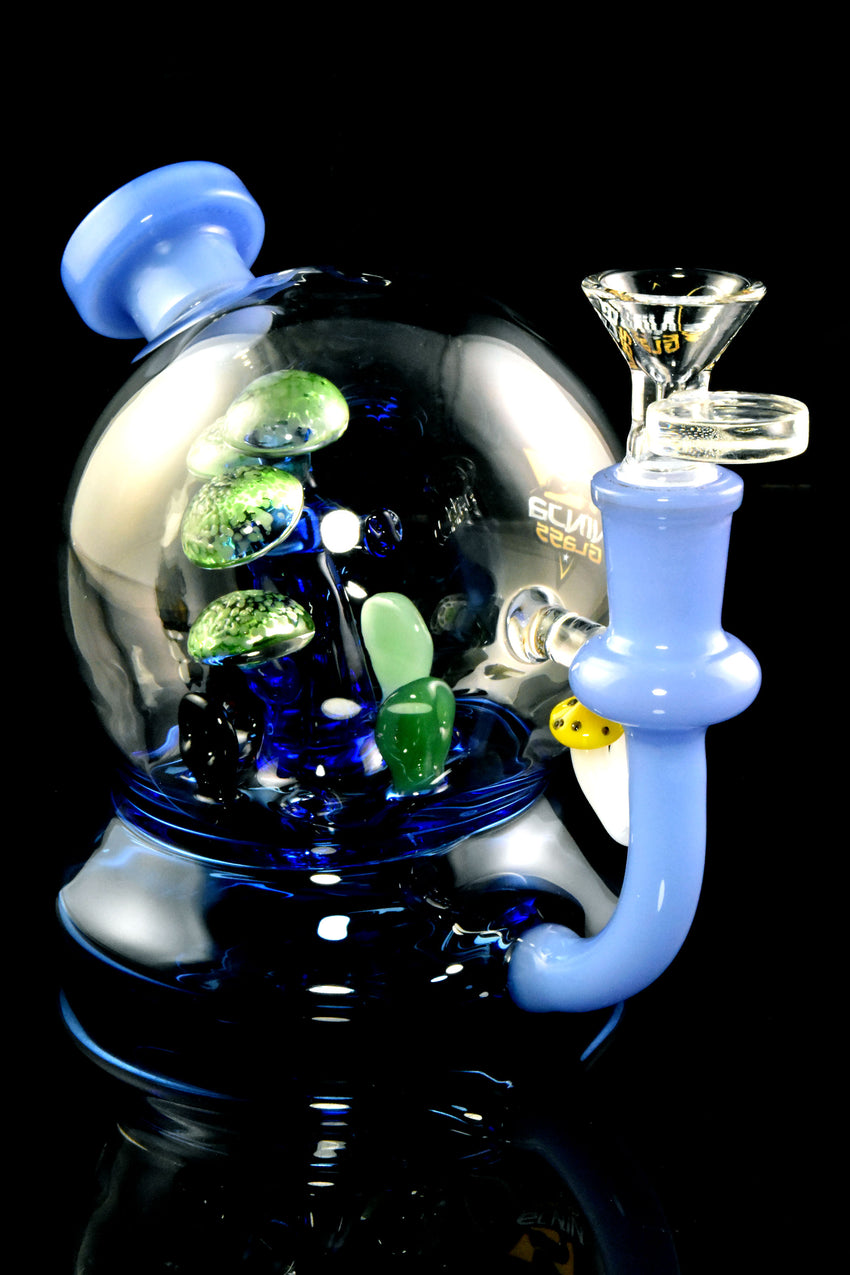 Small Stemless GoG Terrarium Water Pipe with Perc - WP2975