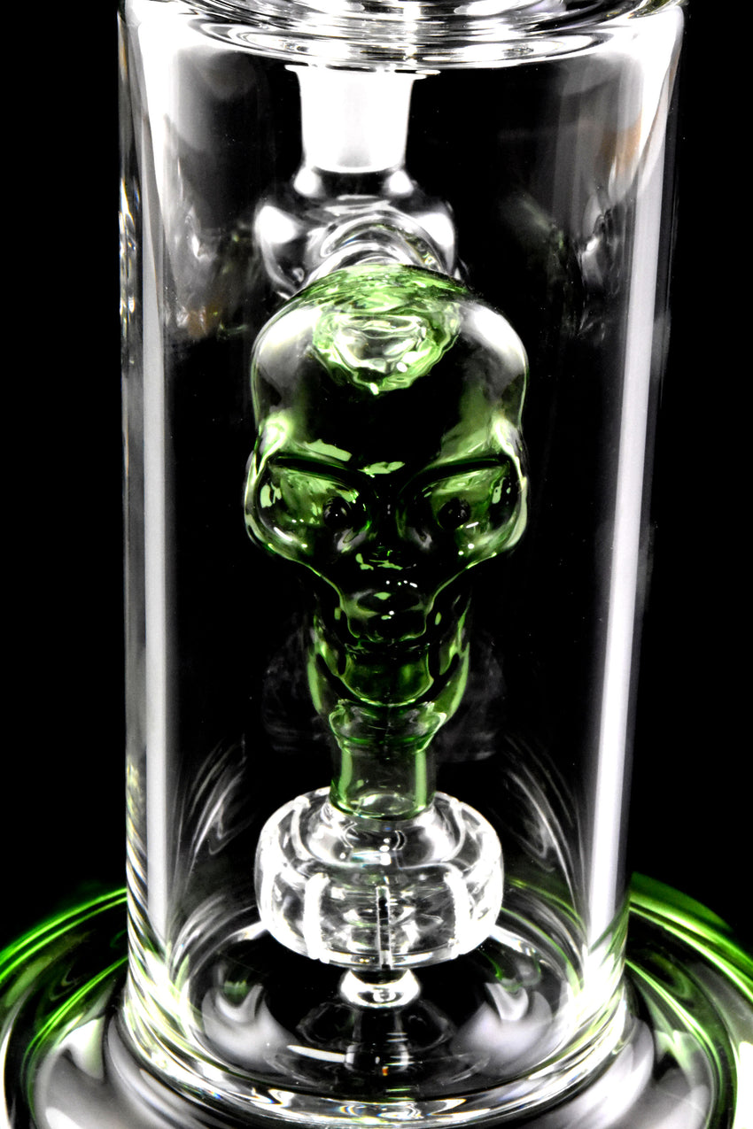 Medium Stemless GoG Straight Shooter Water Pipe with Character Perc - WP2976