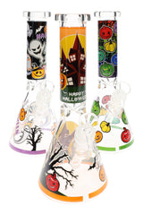 10" Small Glow in the Dark Halloween Decal GoG Beaker Water Pipe - WP2980