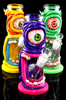 Small Colorful Cyclops Monster GoG Straight Shooter Water Pipe - WP2981