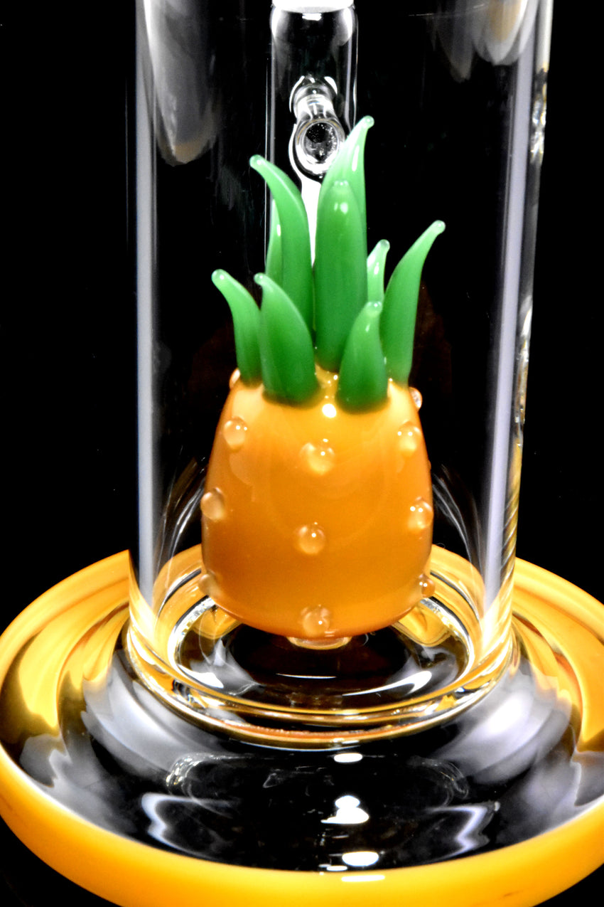 Medium Bent Neck GoG Straight Shooter Water Pipe with Pineapple Perc - WP2982