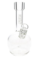 GRAV Mini Clear Round Base Glass Bong – 10 mm – 6.5″