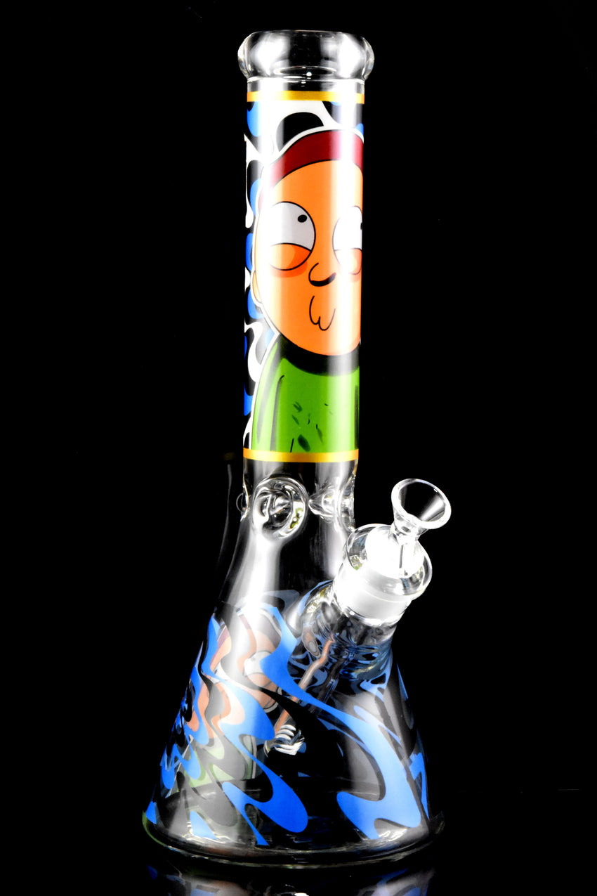 Large Glow in the Dark R&M GoG Beaker Water Pipe - WP3002