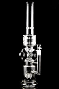 Large Stemless GoG Recycler Water Pipe with Tree Showerhead Perc - WP3010