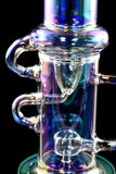 Medium Metallic GoG Stemless Recycler Water Pipe with Showerhead Perc - WP3019