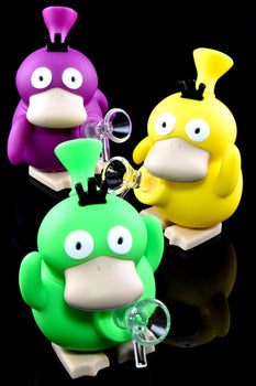 Small Colorful Silicone Psychic Duck Water Pipe - WP3030
