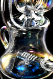 Small Metallic GoG Stemless Recycler Water Pipe with Inline Perc - WP3046