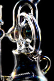 Small Metallic GoG Stemless Recycler Water Pipe with Inline Perc - WP3046