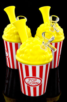 Small Popcorn Bin Water Pipe - WP3053