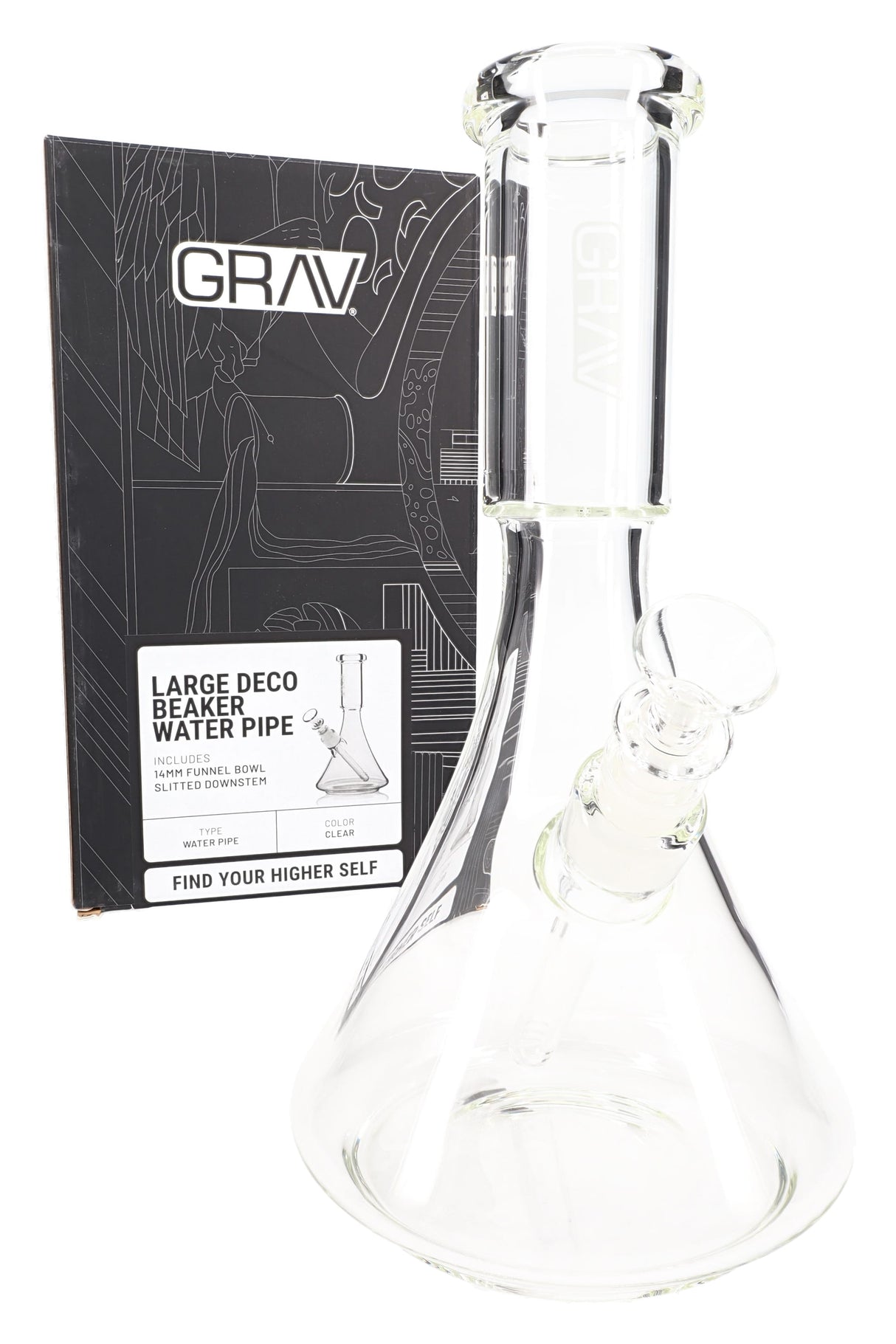 GRAV 11.8″ Deco Beaker Bong – 14 mm