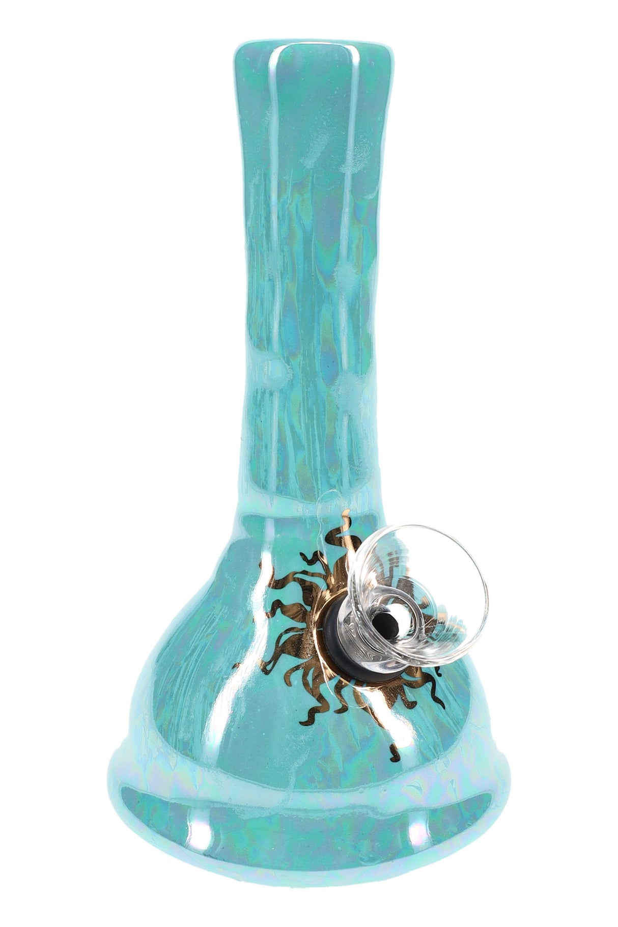 Ancient Creations Ceramics Mini Ceramic Water Pipe – 5″ – US-Made