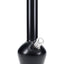 Matte black Chill Mix & Match steel bong, 13″ vacuum-insulated base with ceramic lining and 14 mm joint with clear glass bowl attached.
