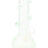 Soft glass round-base bong with clear UV-reactive spiral around the neck; minimalist opal tint; classic bubble body for stable, smooth hits.