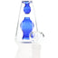 Blue Hemper That 70’s lava lamp style 7-inch glass bong on frosted base with clear bowl slide, centered in a clean studio shot.