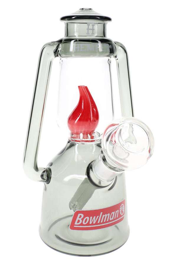 Hemper 7-inch lantern-inspired glass bong with matching bowl