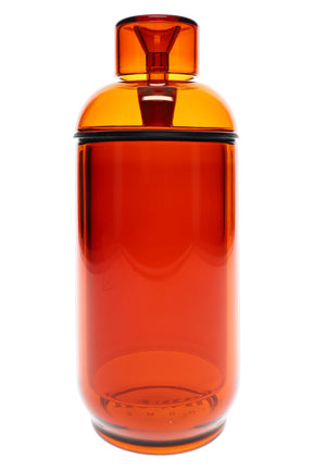Amber 8″ NWTN Home Vesper gravity bong shown in straight-on tabletop product view