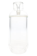 Clear 8″ NWTN Home Vesper gravity bong shown in straight-on tabletop product view