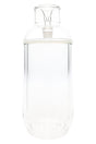 Clear 8″ NWTN Home Vesper gravity bong shown in straight-on tabletop product view