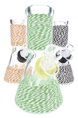 Glass Beaker Bong Gift Set “Starter Stack” – Ice Pinch – 8″