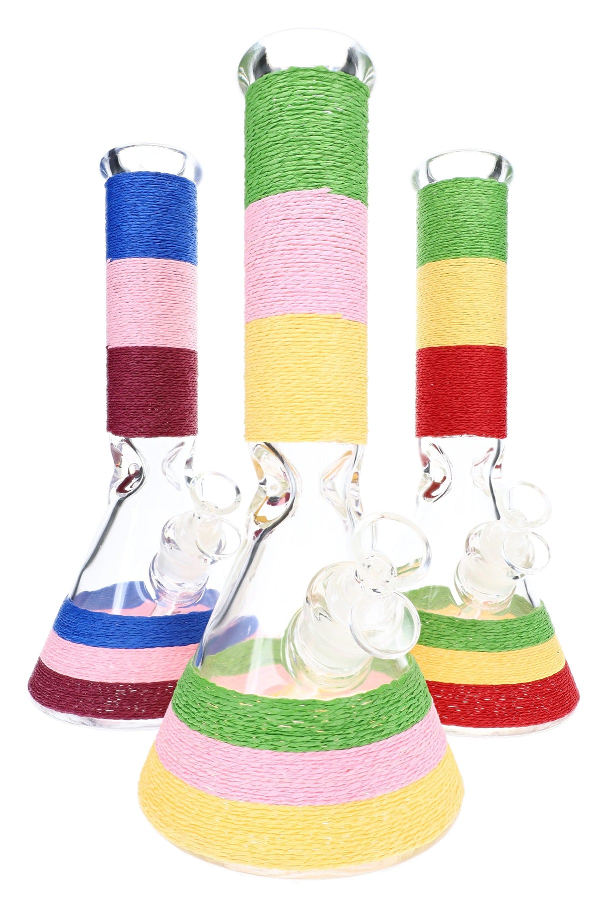 Glass Beaker Bong Gift Set “Boxed Lift” – Ice Pinch – 12½″