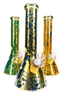 Glass Beaker Bong Gift Set “Boxed Lift” – Ice Pinch – 12½″