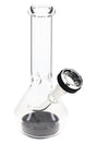 Clear MJ Arsenal Nexus bong with attached downstem, angled 14 mm bowl, and black suction-stable base